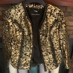 New Pamela McCoy leather jacket size small.